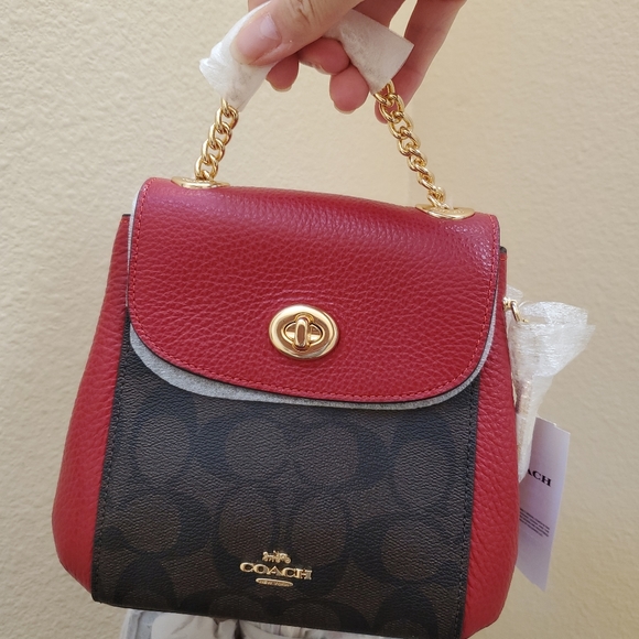 Coach Bags Coach Convertible Mini Backpack In Signature Canvas